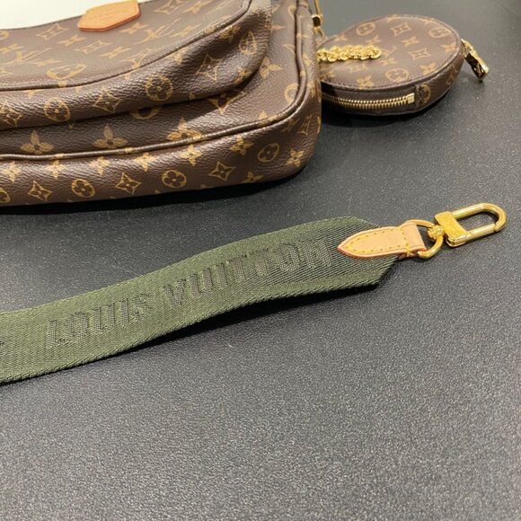 Louis Vuitton Monogram Canvas Multi Pochette Accessories Gold Hardware (118344) - Picture 8 of 12